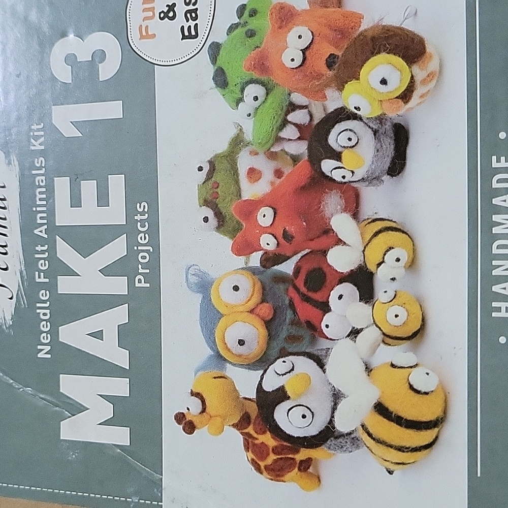 Needle Felt Animals Kit